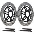 Niche Front Brake Rotor Pad Semi Metallic Kit For Honda Interceptor 800 06455-mfa-d13 06455-mcw-h02 45120-mcw-h11 