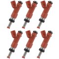 Fuel Injectors Set Fit For 05-15 Lexus Toyota 232500p040 6pcs 