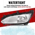Hecasa Left Fog Light For 2013-2016 Hyundai Santa Fe Sport Halogen Front Bumper Driving Lamp Clear Lens Plastic Driver Side