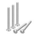 6-32x2 Pan Head Machine Screws 304 Stainless Steel Screw Phillips Drive Fully Threaded Bright Finish Pack Of 50 