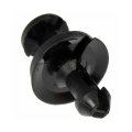 Gmc Sierra 15 Hd 2005 2006 Push-type Air Deflector Retainer Nylon Material Black 0 7 Inches Center Groove Diameter 0 58 Head