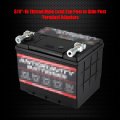 Ampper 3 8 -16 Thread Male Lead Top Post Side Terminal Adapters Standard To Gm Terminals  W Cover 1 Pair