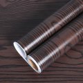Livelynine Dark Brown Wood Contact Paper Peel And Stick 15 8x197 Countertops Waterproof Grain Counter Top Vinyl Wrap Table 