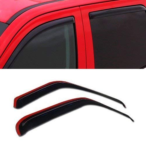R L Racing In-channel Guard Smoke Window Visors 2p For 1993-2011 Ford Ranger B2300 B2500