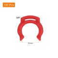 100pcs 3 8 Inch Locking Clip For Ro Water Filtration Systems Tube Quick Connect Lock Clamps Fitting Replacement Parts Red