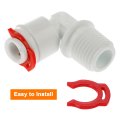 100pcs 3 8 Inch Locking Clip For Ro Water Filtration Systems Tube Quick Connect Lock Clamps Fitting Replacement Parts Red
