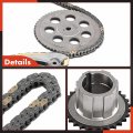A-premium Engine Timing Chain Kit W Vvt Tensioner Guide Fit Dohc 4 5 6cyl 2 8 3 7 2l Compatible With Chevy Gmc Isuzu Olds