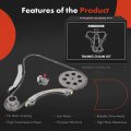 A-premium Engine Timing Chain Kit W Vvt Tensioner Guide Fit Dohc 4 5 6cyl 2 8 3 7 2l Compatible With Chevy Gmc Isuzu Olds