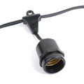 37 5 Foot S14 Edison Outdoor String Lights Suspended Commercial Gde Backyard Garden Gazebo A Cafe Market Vintage Patio Black 