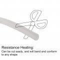 Uxcell Silicone Foam Seal Strip 4 5mm 0 18 Dia 5 Meters 16 41 Ft Long Sponge Rubber Weather Round Cord Solid For Diy Gasket