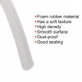 Uxcell Silicone Foam Seal Strip 4 5mm 0 18 Dia 5 Meters 16 41 Ft Long Sponge Rubber Weather Round Cord Solid For Diy Gasket