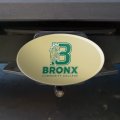 Bronx Community College Primary Logo Oval Tow Hitch Cover Trailer Plug Insert 2