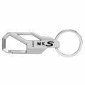 Ipick Image Compatible With Lincoln Mks Silver Carabiner-style Snap Hook Metal Key Chain