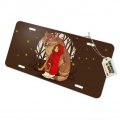 Graphics More Little Red Riding Hood With Wolf In Woods Novelty Metal Vanity Tag License Plate