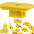 Rexka 10pcs Roof Trim Molding Grommet Nut 110682700c For Tesla Model 3 Y 1106827-00-c 
