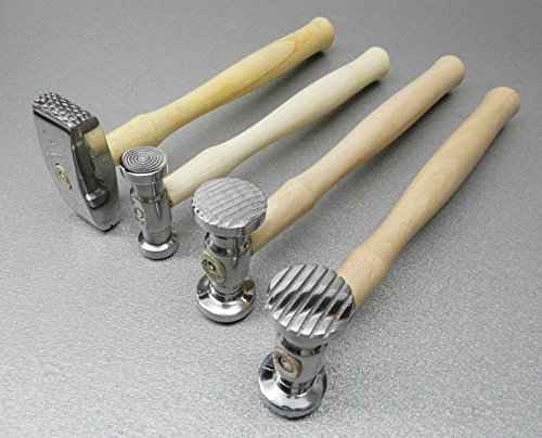 Texture Hammer Texturing Metal 4 Hammers 8 Patterns Jewelry Design Metalworking Lz 2 Fre Noveltools