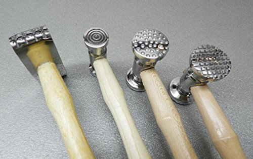Texture Hammer Texturing Metal 4 Hammers 8 Patterns Jewelry Design Metalworking Lz 2 Fre Noveltools