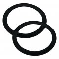 Rocky Mountain Goods Kitchen Sink Strainer Washer Seal Ring Pack Of 2 Black Rubber Fits Standard 3-1 Basket Stops Leaks No More 