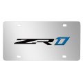 Chevrolet 2018 Corvette C7 Zr1 Mirror Chrome Metal License Plate Official Licensed 