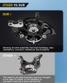 Ocpty Front Right Steering Knuckle And Hub Assembly For Lexus Es350 2007-2012 Toyota Camry 2007-2011