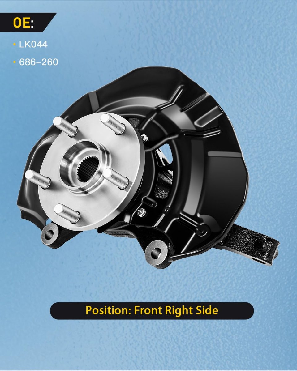 Front Right Steering Knuckle And Hub Assembly For Lexus Es350 2007-2012 Toyota Camry 2007-2011