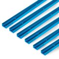 71118-p3 Universal Track 6 Pack 24 In Double Cut Profile Aluminum T For Woodworking Jigs Fixtures Router Table And Workbench 