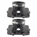 2 Pcs 420867882 Carburetor Intake Manifold Boot Fit For Ski-doo 500 600 600r Replace 420867880 