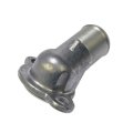 Engine Coolant Thermostat Housing For Ford Grand Marquis 1993 2000 Aluminum Silver 45 Degrees Neck Angle 1 5 In Outside 