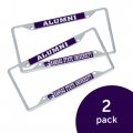 Kansas State University Metal License Plate Frame For Front Or Back Of Car Officially Licensed Alumni 2-pack