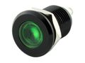 Alpinetech 12mm 1 2 Green 12v Led Metal Indicator Pilot Custom Dash Light Lamp 