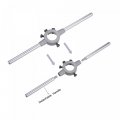 Uxcell Die Stock Handle Wrench Set M6 X 1 Threading Round And 20mm Fit M3 5-m6 Dies Holder Adjustable Hand Tool