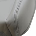 Secosautoparts Replacement 4-door Driver And Passenger Bottom Leather Seat Covers Gray Compatible With Honda Accord Sedan 2008