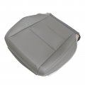 Secosautoparts Replacement 4-door Driver And Passenger Bottom Leather Seat Covers Gray Compatible With Honda Accord Sedan 2008
