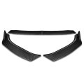 Auto Dynasty 3pcs Car Front Bumper Lip Spoiler Wing Body Kit Compatible With Mazda 6 2019-2021 Carbon Fiber Look