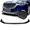 Auto Dynasty 3pcs Car Front Bumper Lip Spoiler Wing Body Kit Compatible With Mazda 6 2019-2021 Carbon Fiber Look