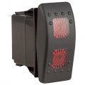 K4 On-off-on Contura Ii Sealed Switch W Hard Touch Actuator 2 Red Lenses 