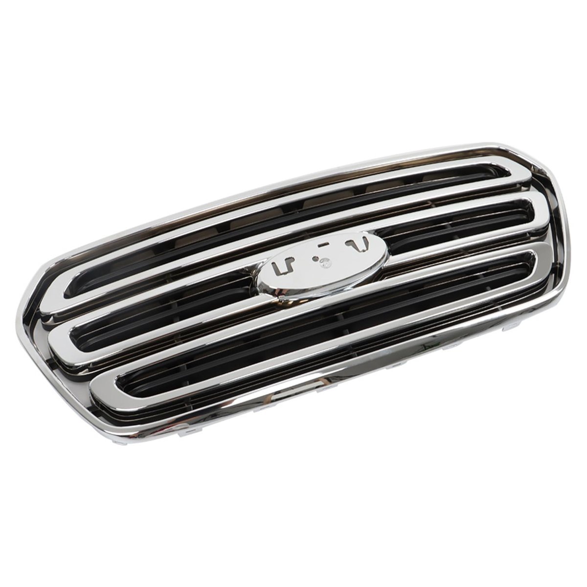 Chrome Front Bumper Grille Replacement For Ford Transit 150 250 350 2015 2016 2017 2018 2019 And Black Finish Part