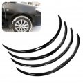 Fydun 4pcs Wheel Eyebrow Protector Lip Trim Anti-scratch Fender Flare Universal 72cm 28 4inch Black