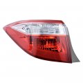 Anzio Compatible With 2014-2016 Corolla Tail Rear Brake Stop Light Taillamp Cover Left Driver Side