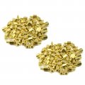 M2 5 X 5mm Plus 4mm Male To Female Brass Hexagon Standoff Spacer Pillars Gold Tone Hex Spacers For Pcb Circuit Boards 100 
