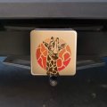 Giraffe Orange Circle Tow Trailer Hitch Cover Plug Insert