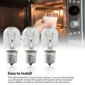 Nghtmre 14209237 3pcs Microwave Light Bulb 40w E17 125v Repl 53001372 53437 For Whirlpool Maytag Gmh3204xvq3 Gmh3204xvs3