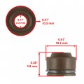 Caltric 2x Exhaust Valve Kit Compatible With Honda Trx300x 2x4 2009 14721-hc0-000 14761-hm3-672
