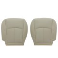 Secos Driver Passenger Bottom Perforated Leather Seat Covers Wheat Tan For Infiniti Q50 2014 2015 2016 2017 2018 2019 2020 