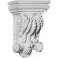 Ekena Millwork Cor04x02x06by-case-2 Bradley Urethane Corbels Primed White 