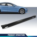Skirt Rocker Panel Textured Right Side For Tesla Model S 2012-2021 Black