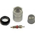 Tire Pressure Monitoring System Service Kit For Infiniti Fx35 Fx50 2009 2010 With Metal Valve Core Threaded Sleeve Plastic Gray 