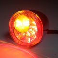 Httmt- Clear Lens Turn Signal Chrome Indicator Light Compatible With H-d Sportster Xl883 Flde Flhc Flsb P N Mt224-021b-cd Cl