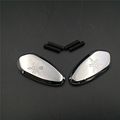 Xkh Group Motorcycle Mirror Block Off Base Plates For 2000-2008 Yamaha R1 Yzf-r1 Yzfr1 Chromed Engraved
