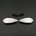 Xkh Group Motorcycle Mirror Block Off Base Plates For 2000-2008 Yamaha R1 Yzf-r1 Yzfr1 Chromed Engraved